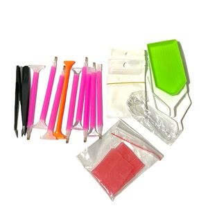 Diamond Painting Supplies 20 Plus Pieces Total